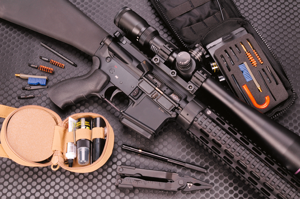 AR-15 Verschlussträgerreinigungstool Reinigung Waffenpflege AR15 M-16 OA15 MR223 