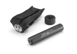 Ruger Silent-SR Ruger Silent-SR Schalldämpfer mit Tasche abgebildet.
