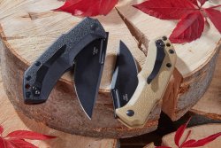 Test: SIG Sauer M1 und M3 − wie gut sind die neuen Einsatz- und Outdoor-Messer? SIG Sauer M1 Heavy Duty Folder teilweise aufgeklappt