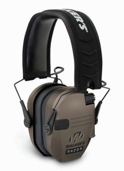 Walker's Razor Slim Electronic Muff Gehoerschutz in der Ausführung Dark Earth