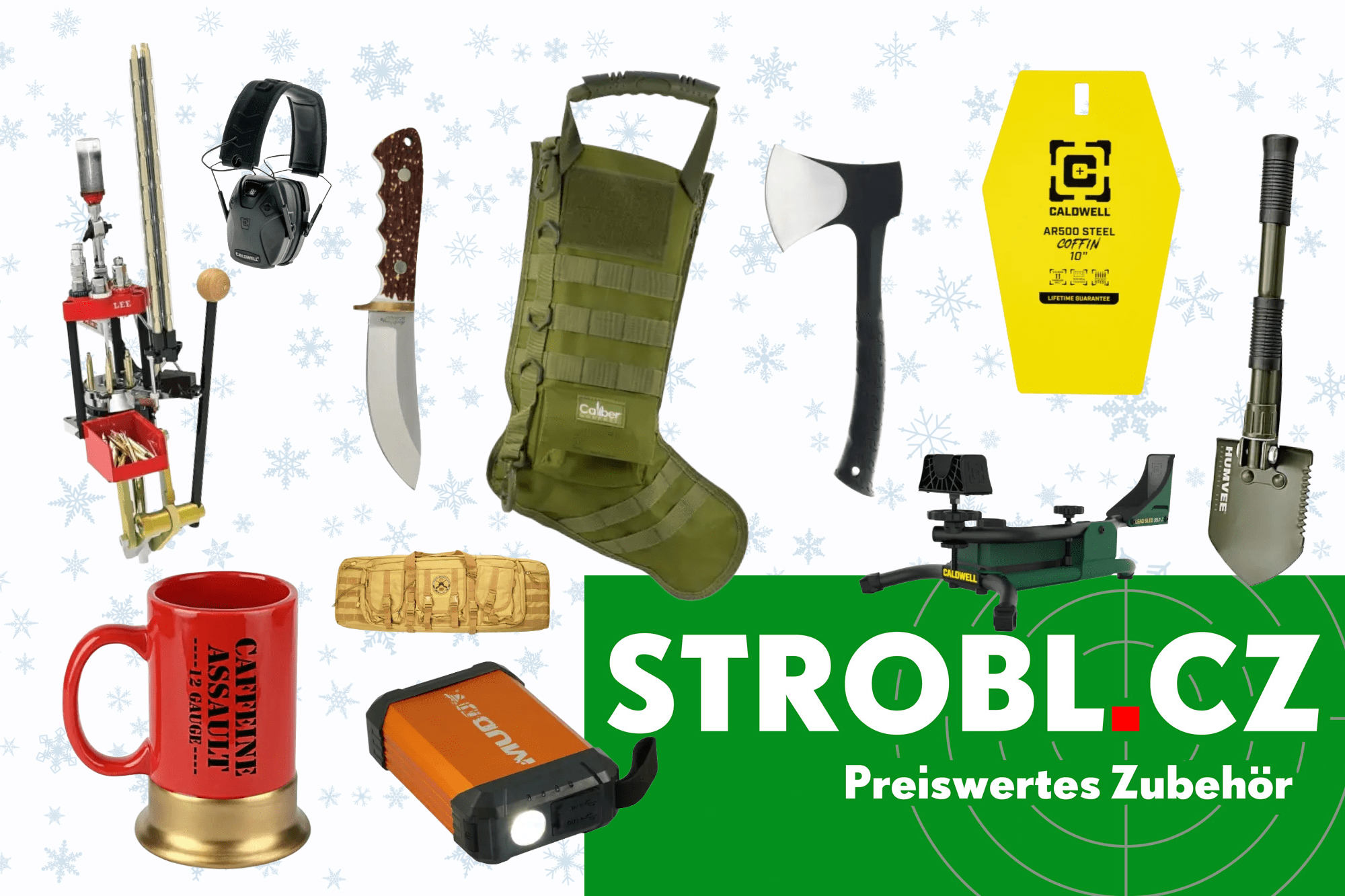 strobl.cz: Geschenkideen bei STROBL.CZ: Preiswertes Zubehör für Sportschützen, Jäger und Outdoorfans zu Weihnachten