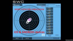 SWC – Shooting World Cup: Spiele-App für Sportschützen Zielscheibe für Luftgewehr 10 m bei Shooting World Cup