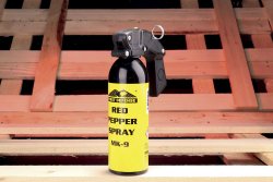 First Defense MK-9 Red Pepper Spray. First Defense MK-9 Red Pepper Spray.