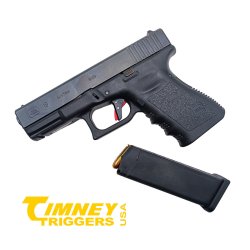 Timney launcht neues Ultimate Builder's Kit (UBK) – Ferkinghoff International bringt es nach Deutschland Timney Triggers UBK, hier verbaut in einer GLOCK 19 der dritten Generation.
