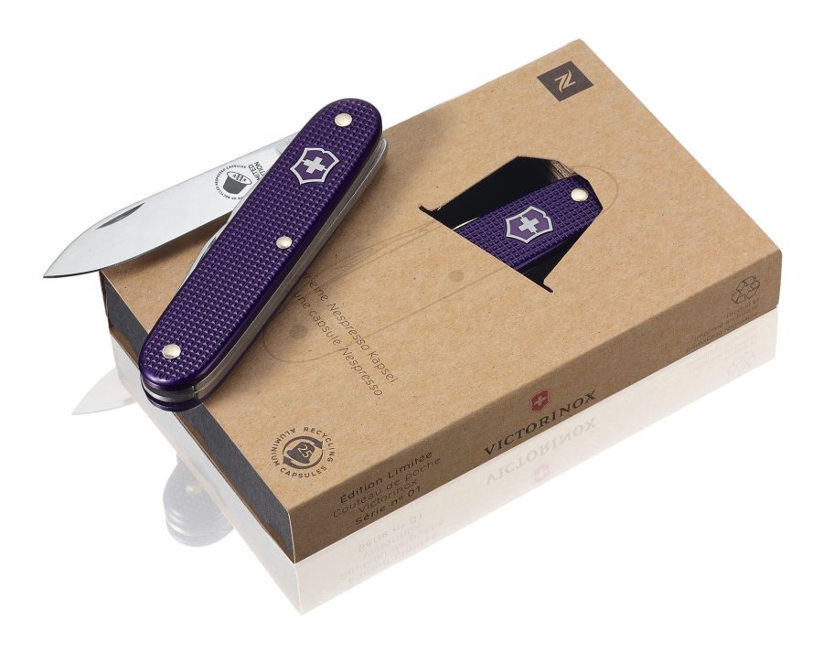 Victorinox: 24 Kapseln Nespresso für ein Pioneer Alox Messer Schweizer Taschenmesser Pioneer Alox von Victorinox