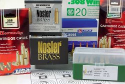 caliber 7+8/2017 Diverse Verpackungen von Flaschenhalshülsen.