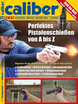 caliber 7+8/2018 Titelseite des Hefts im Heft.