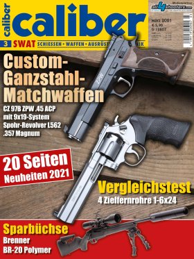 caliber 3/2021 caliber 11+12/2018 Titelseite