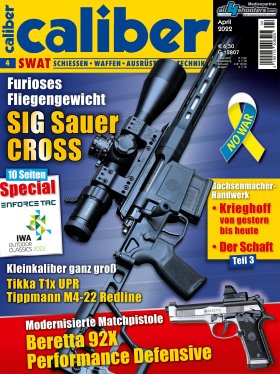 caliber 4/2022 jetzt im Handel, wieder vollgepackt mit Tests und aktuellen Infos caliber 4/2022 jetzt im Handel, wieder vollgepackt mit Tests und aktuellen Infos