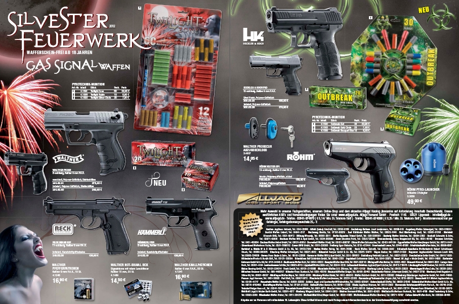 Alljagd-Silvester-Anzeige missglückt (Korrektur)