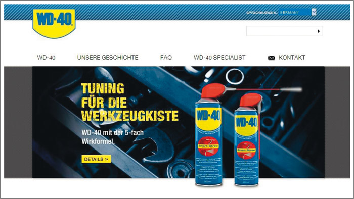 WD-40: Internetauftritt neu