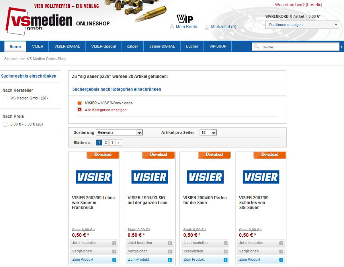 magazin-visier: Radikale Preissenkung des VISIER-Archivs
