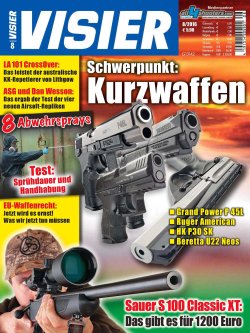 VISIER 8/2016 Das Titelbild der VISIER 8/2016.