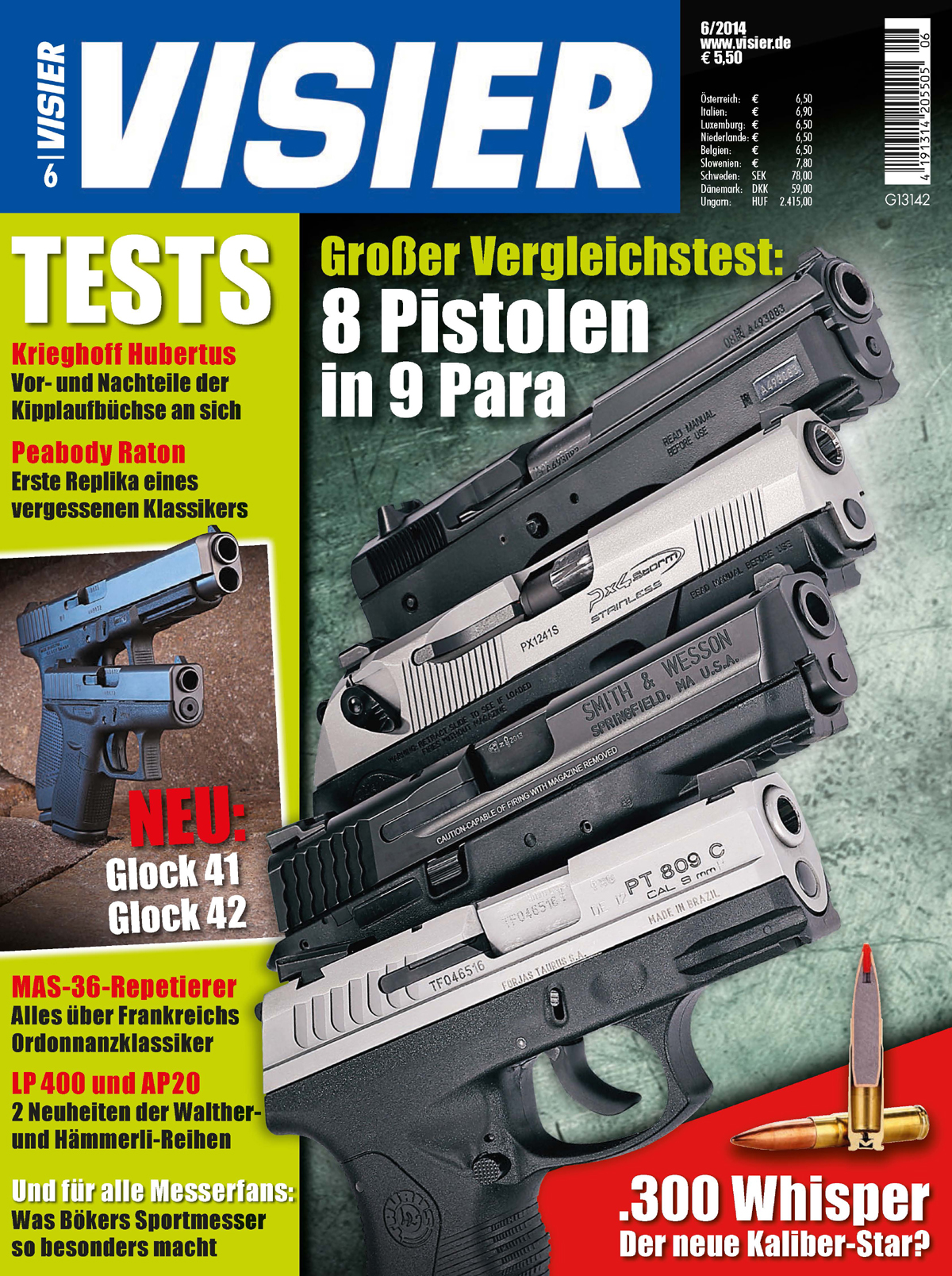 rws-munition: VISIER 06/2014 - ab heute im Handel erhältlich