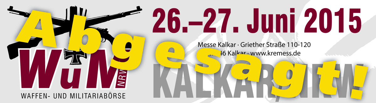 magazin-visier: Messeabsage: WuM in Kalkar kann leider nicht stattfinden