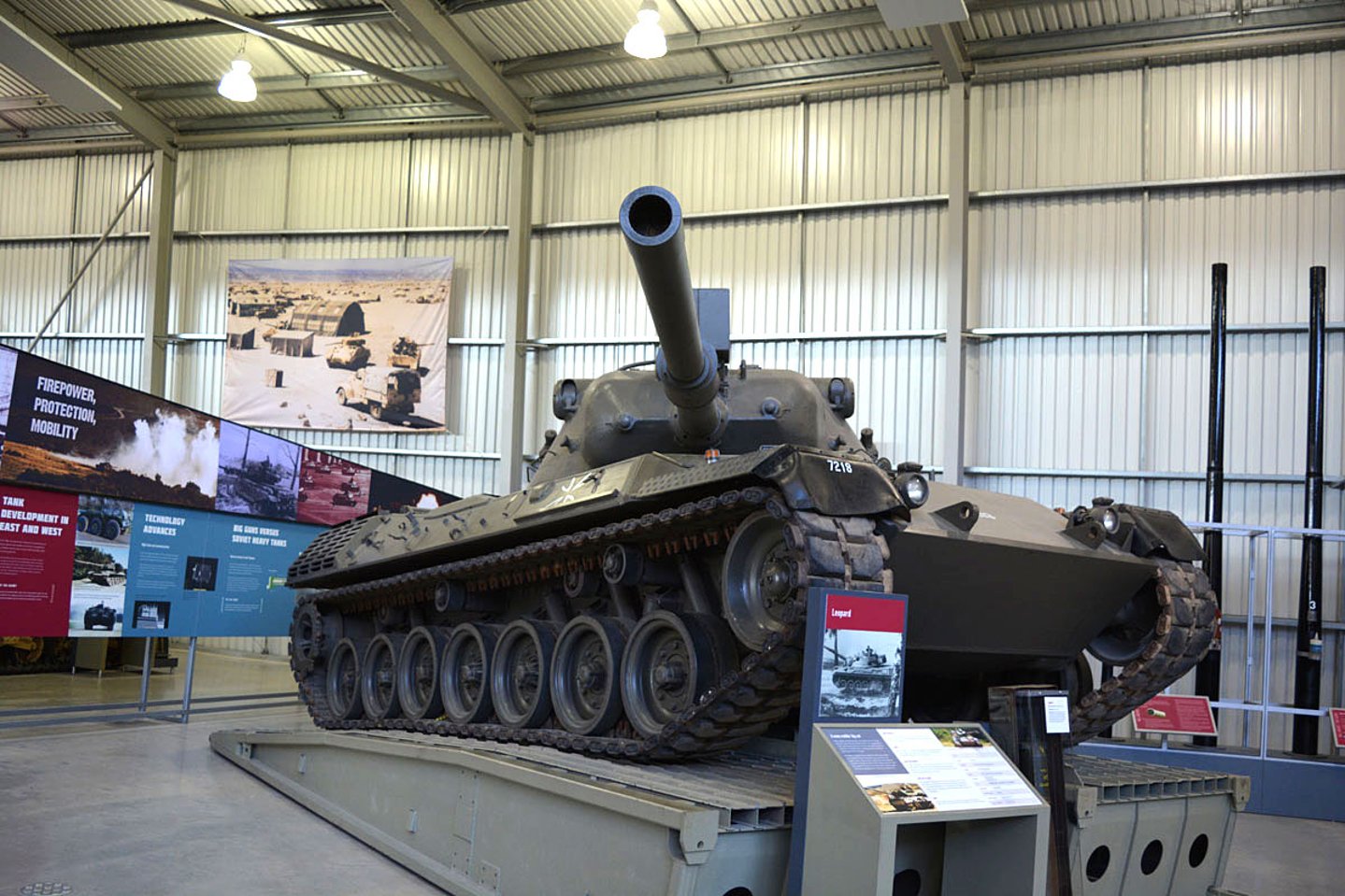 Panzermuseum in Bovington Leopard I Panzer