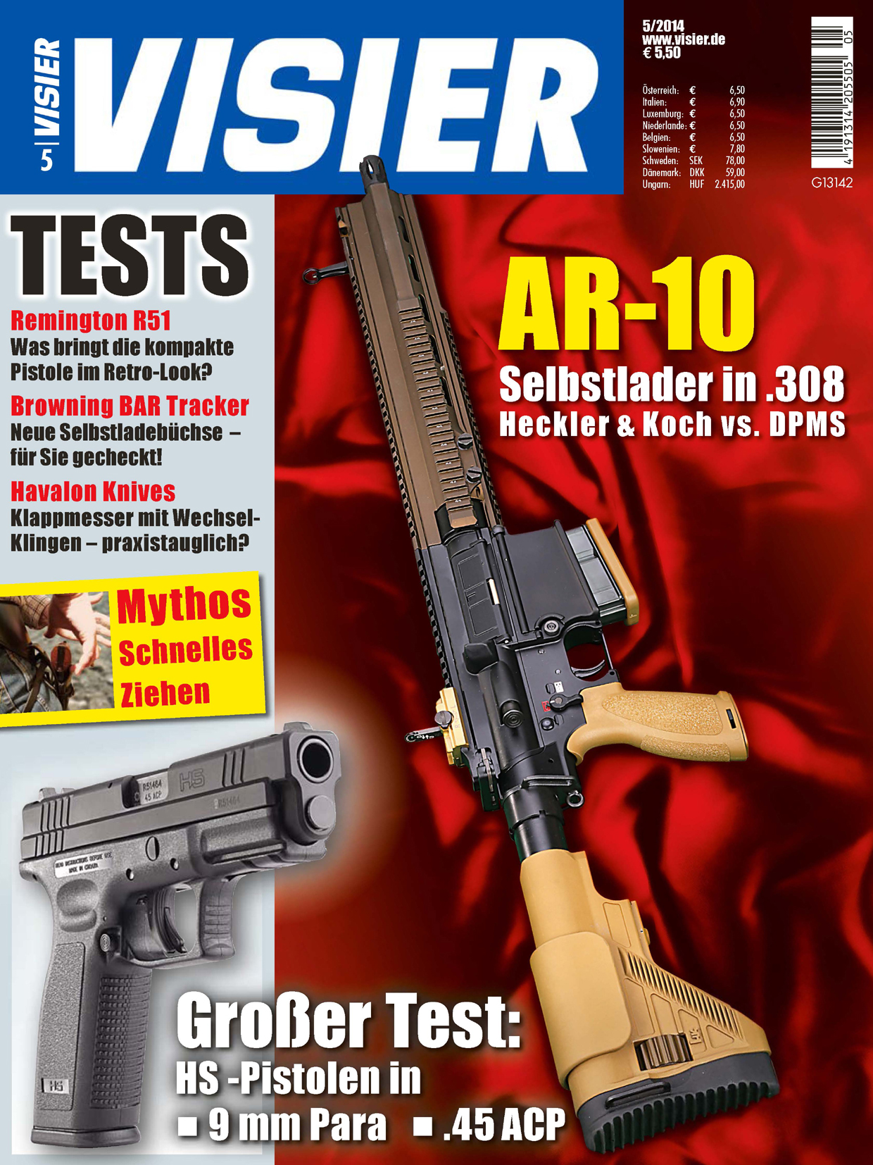 heckler-und-koch: VISIER Mai 2014 ist ab heute im Handel