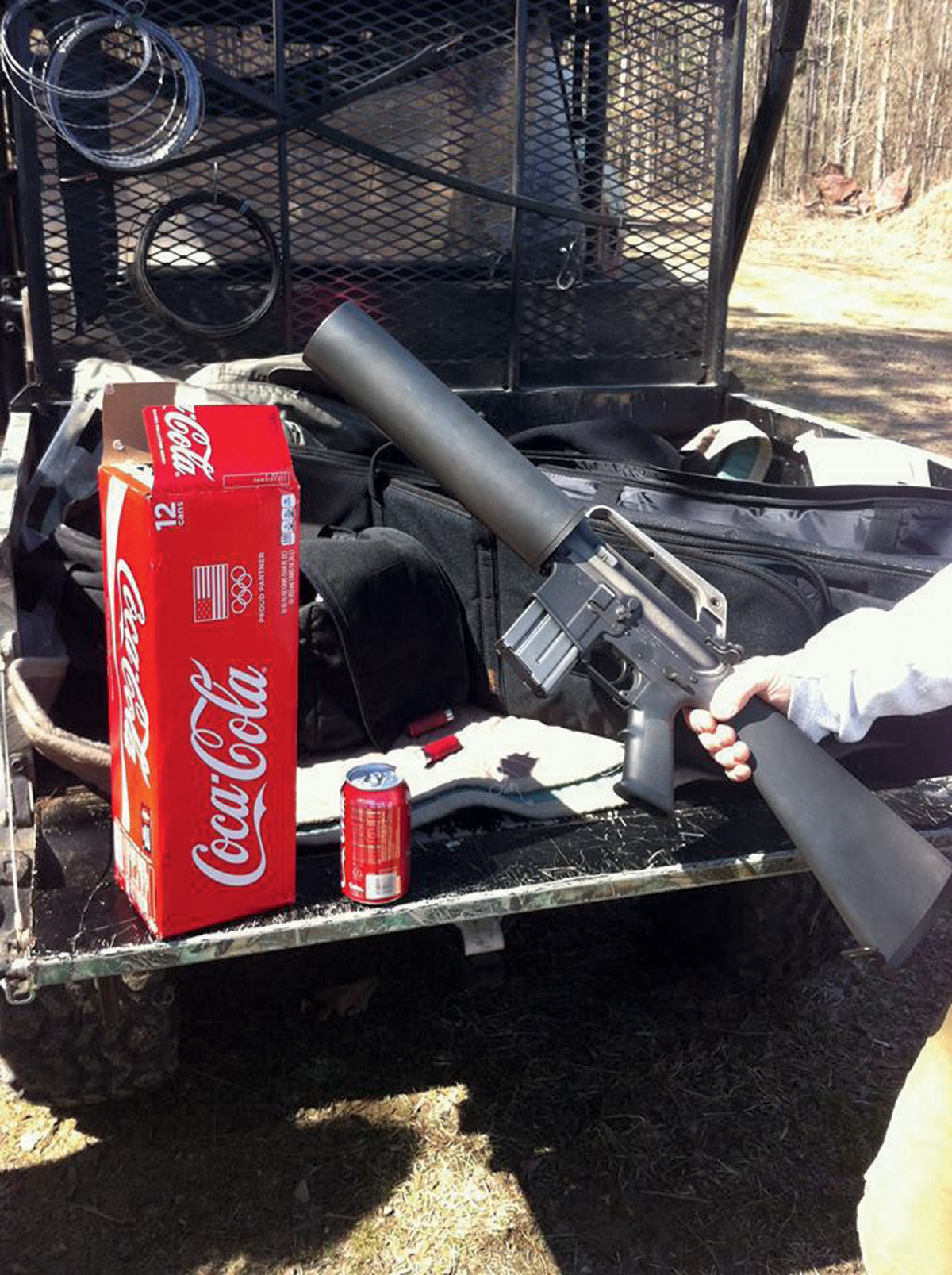 ar-15: AR-15 mal anders: X PRODUCTS "Soda can launcher"
