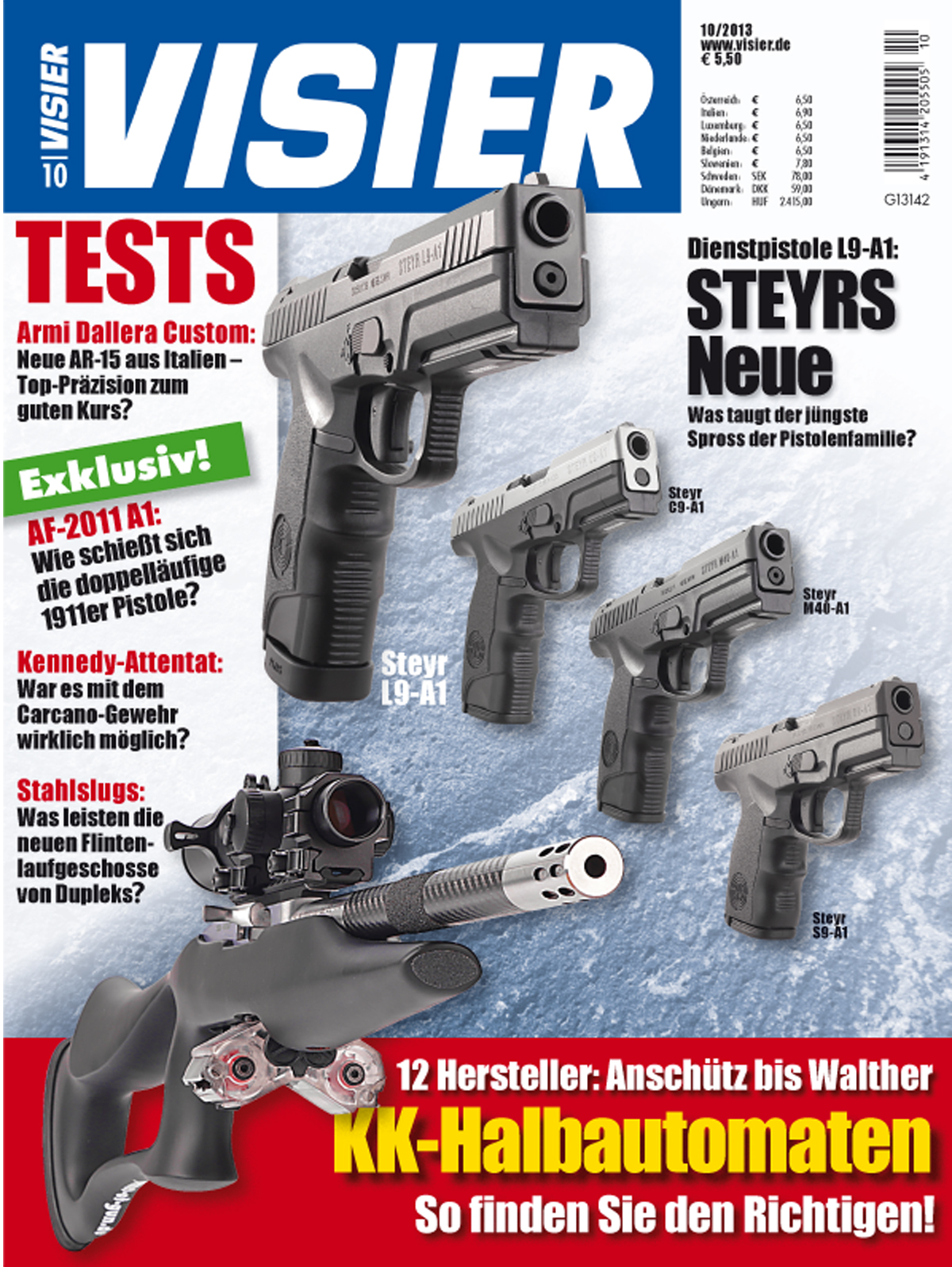 magazin-visier: VISIER Oktober 2013 ab sofort im Handel