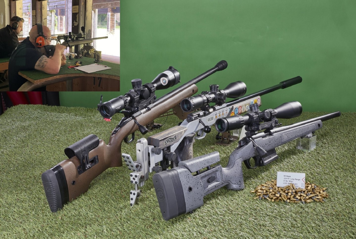 KK Long Range: Testwaffen plus Schießen