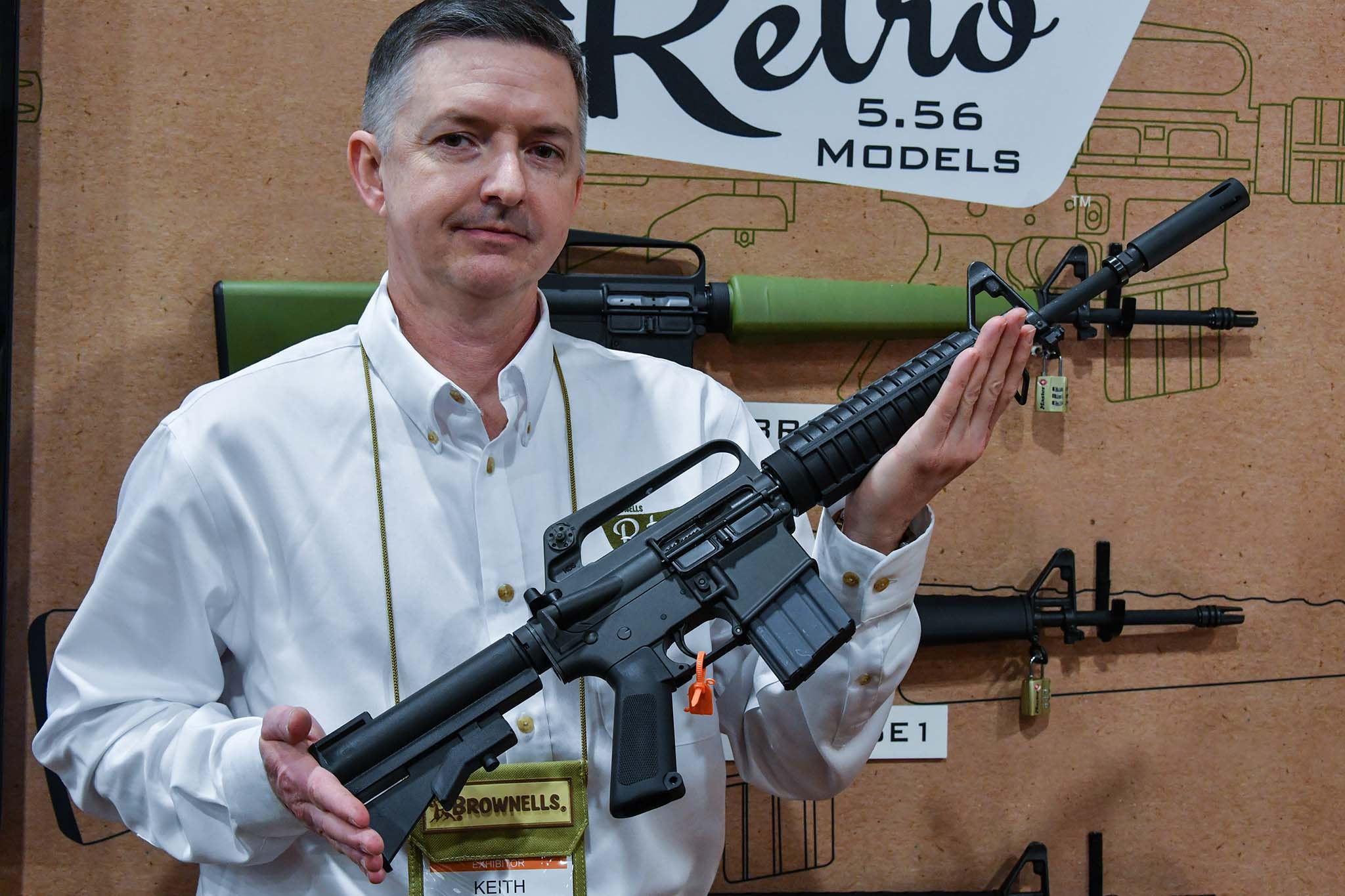 Brownells Retro line: AR-15 and AR-10 rifles ...