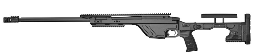 CZ TSR, a sniper rifle for armed forces and elite police teams The .308 Win. CZ TSR sniper rifle, side view