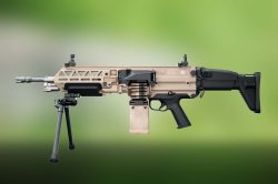 FN EVOLYS – The ultralight machine gun The FN EVOLYS 5.56 in 5.56x45 mm NATO weighs just 5.5 kg