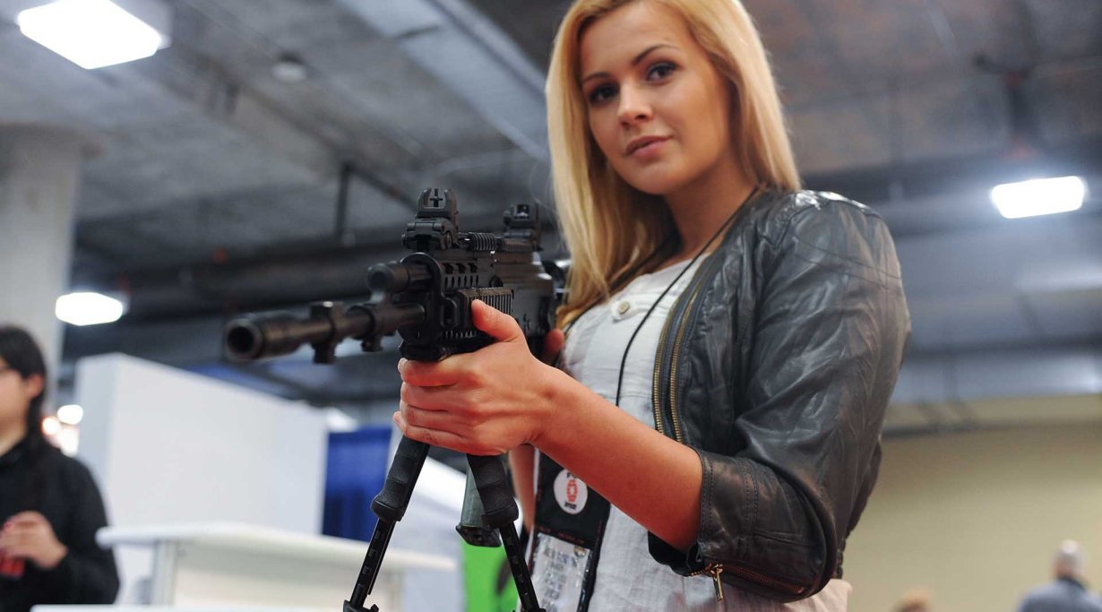 Angelika Jakubowska from Bumar gun compay Poland