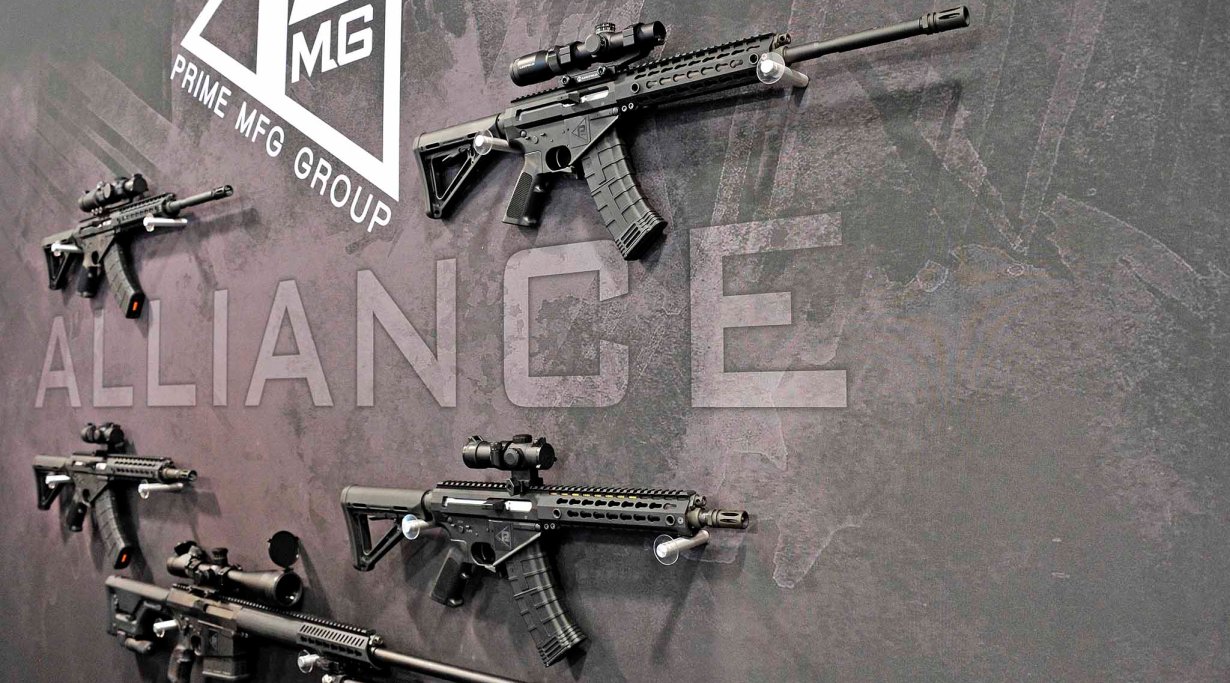 SHOT Show 2016 - PMG Prime Arms booth