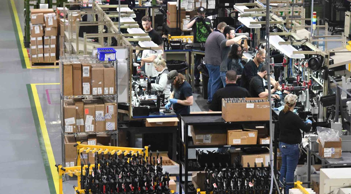 SIG Sauer USA manufacturing plant in Newington, New Hampshire, United States.