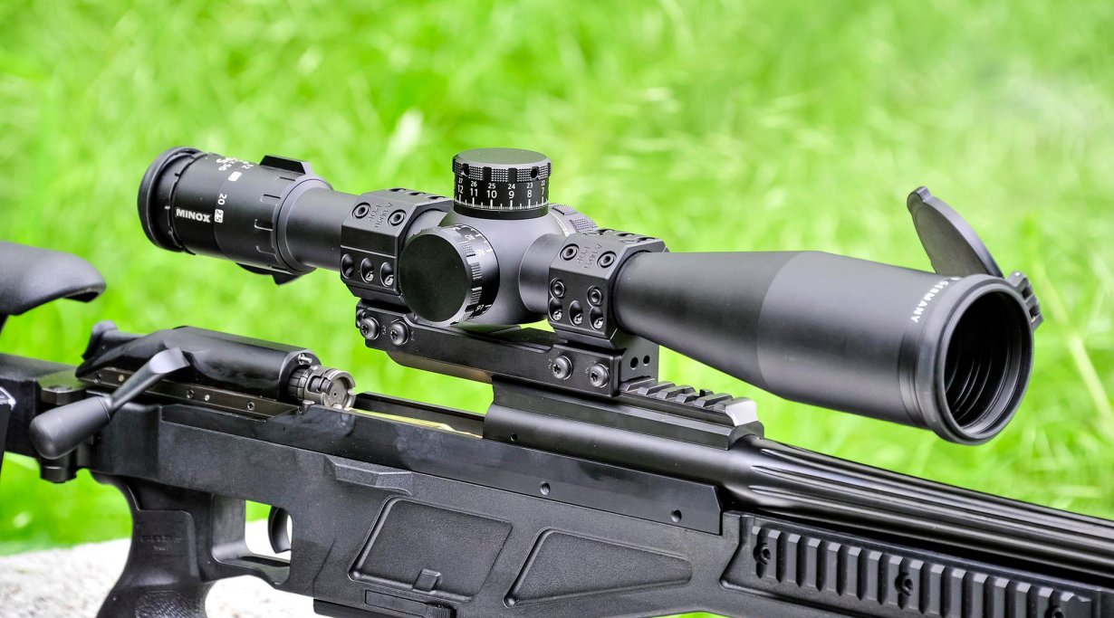 Riflescope on Blaser Tactical 2