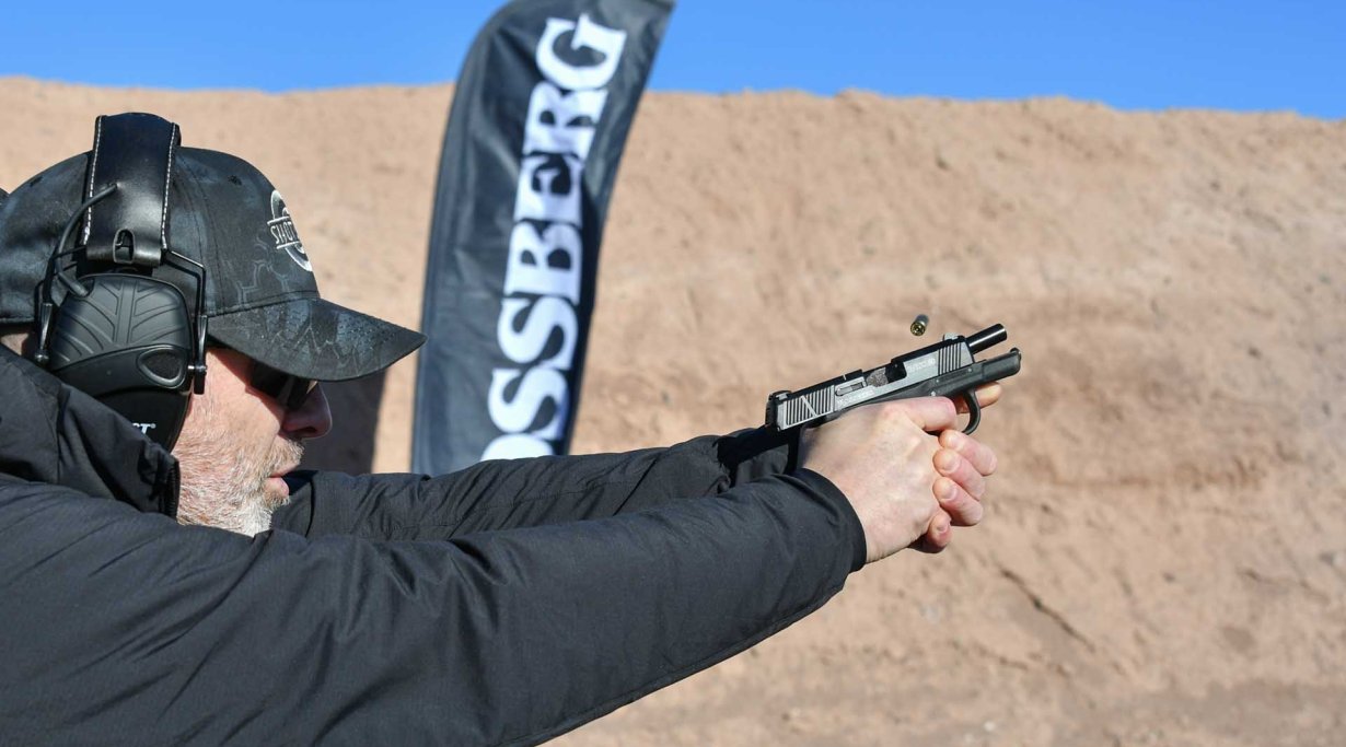 Shooting the Mossberg MC1sc at the Industry Day at the Range 