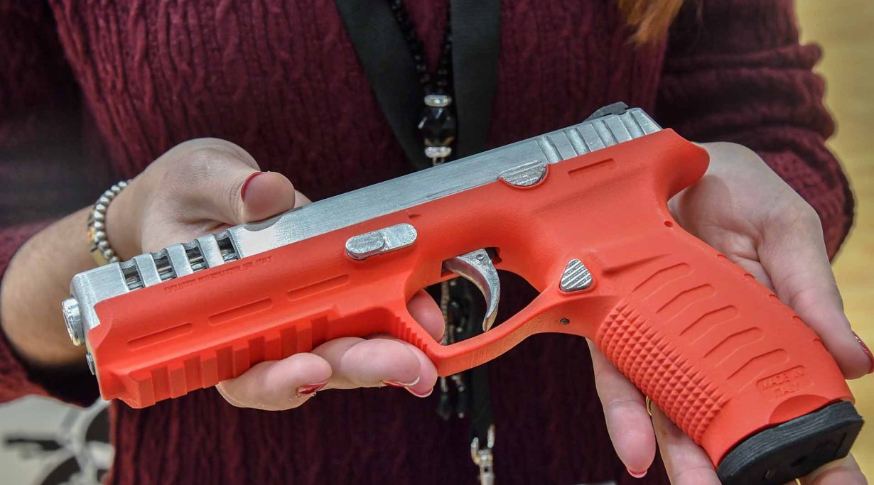 Evolution International S.r.l. airsoft gun prototype showcased at IWA 2018.