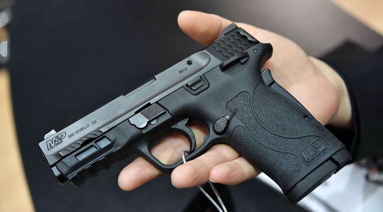 Smith & Wesson M&P Shield EZ, or Easy pistol.