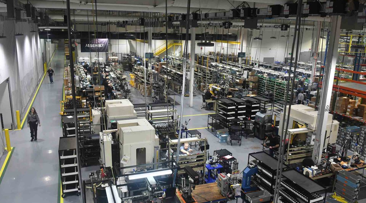 SIG Sauer USA manufacturing plant in Newington, New Hampshire, United States.