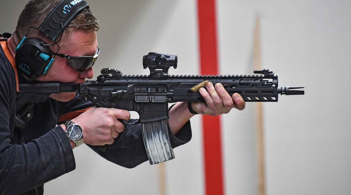 Testing the SIG Sauer MCX Virtus semiautomatic carbine in .223