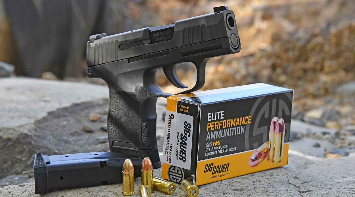 SIG Sauer sub compact P365 pistol in 9mm 