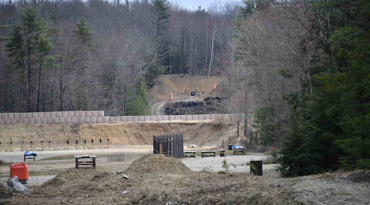 The 1000 yards rifle shooting range at  SIG Sauer Academy, USA