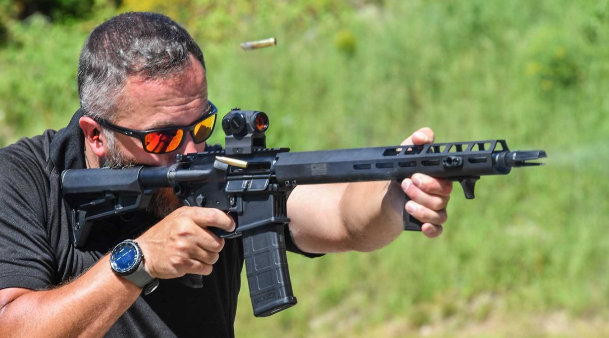SIG Sauer M400 TREAD during the test