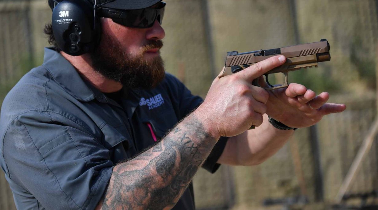 Fire testing of the SIG Sauer P320-M17 pistol 