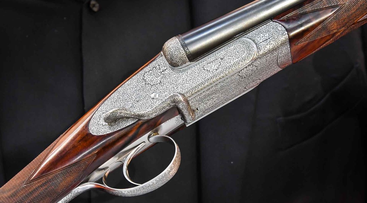 Piotti Serpentine Side Lever action side by side shotgun