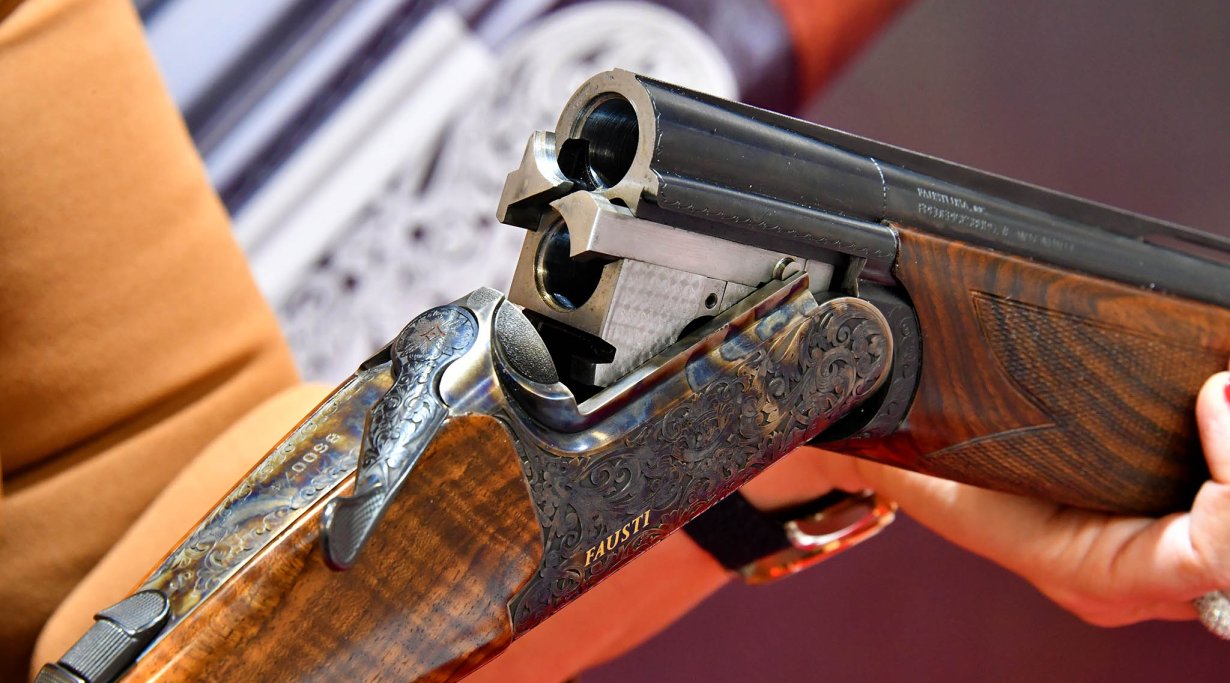 The Class RDX over-under shotgun by Fausti
