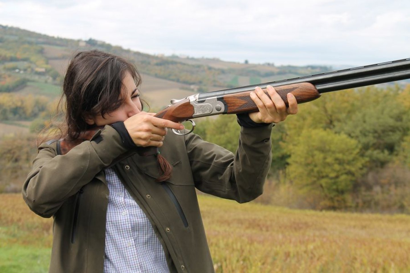 MePaBlu Lady Line: earmuffs for ladies Lady shooting with Beretta Vittoria