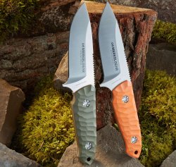 MerkelGEAR G10: The fixed, hunting knives from Merkel in a practical test. The blade shape of Merkel's drop point knives