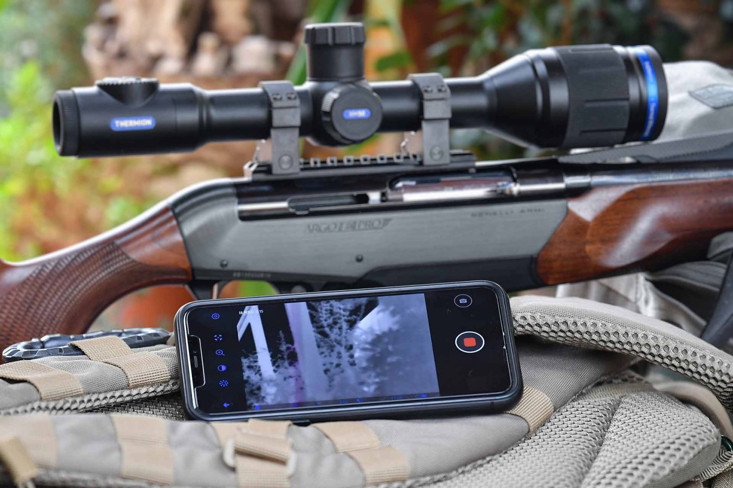 Pulsar releases the all-new Stream Vision 2(beta) app Stream Vision app, here connected to a Thermion 2 thermal imaging riflescope on a Benelli Argo E Pro: the Stream Vision 2(beta)
