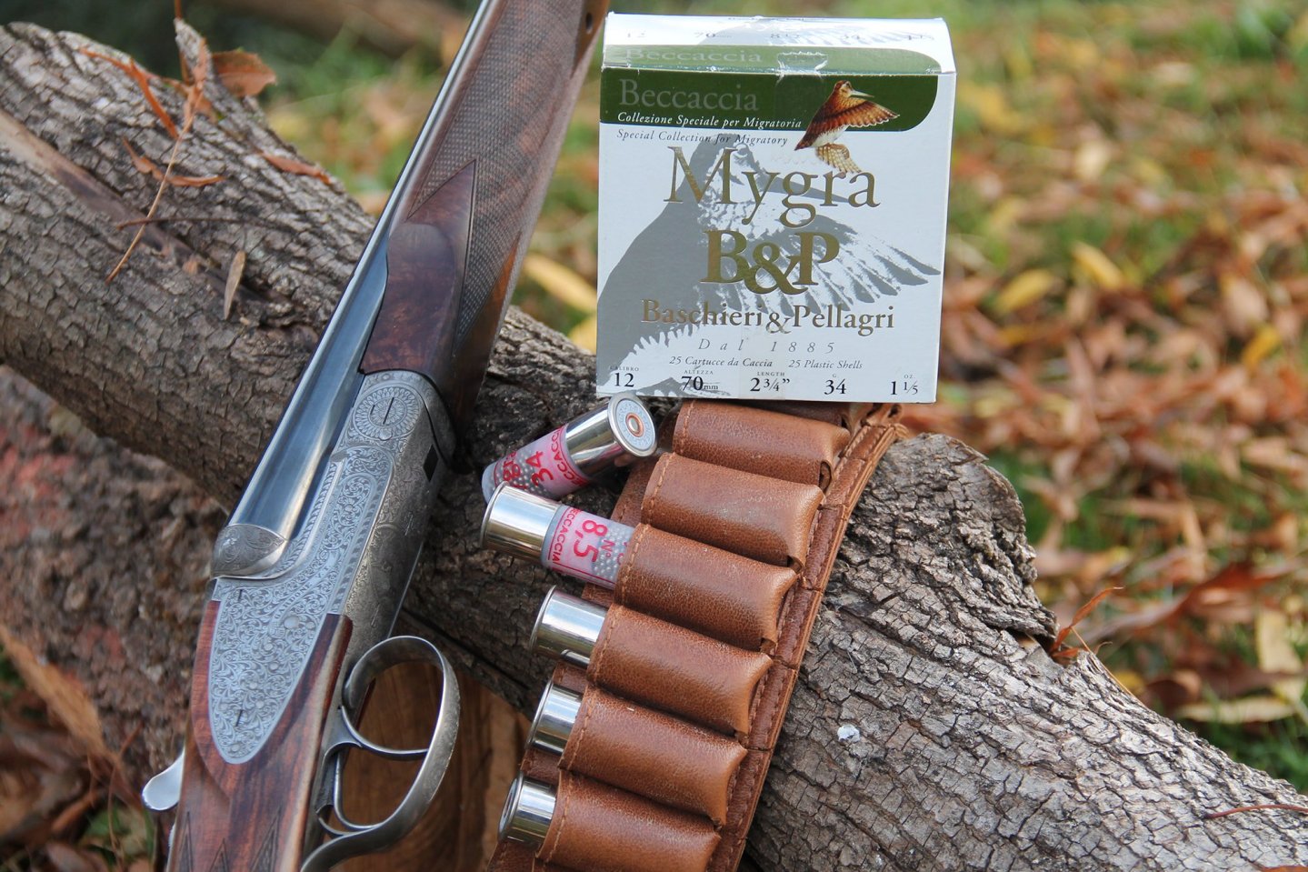 A pack of 25 Baschieri Mygra Beccaccia (woodcock) cartridges