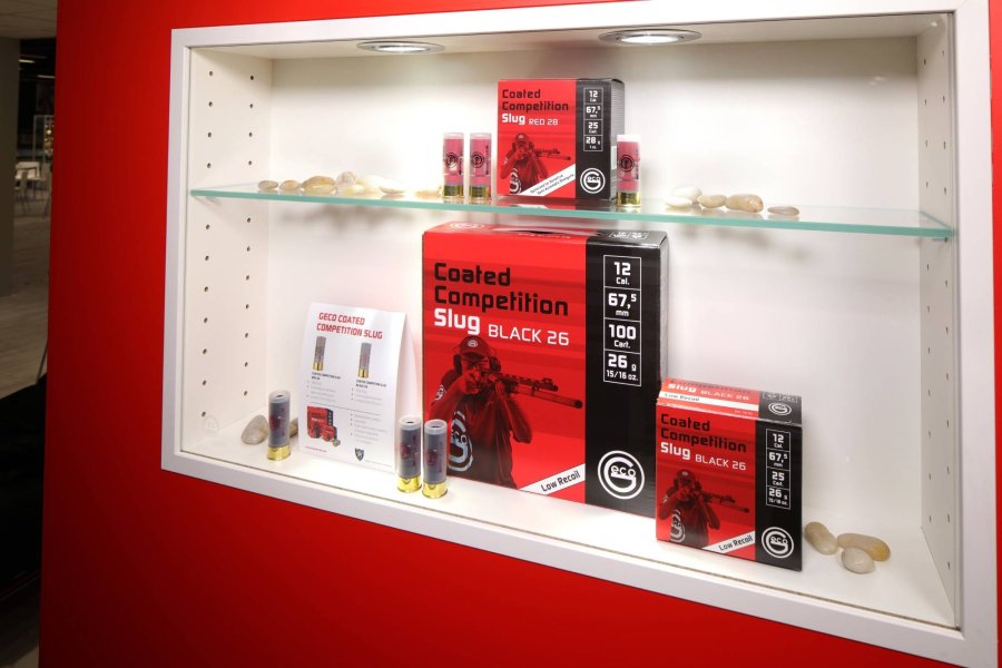 GECO COMPETITION SLUG RED 28 and BLACK 26 GECO COMPETITION SLUG RED 28 und BLACK 26 at IWA 2019