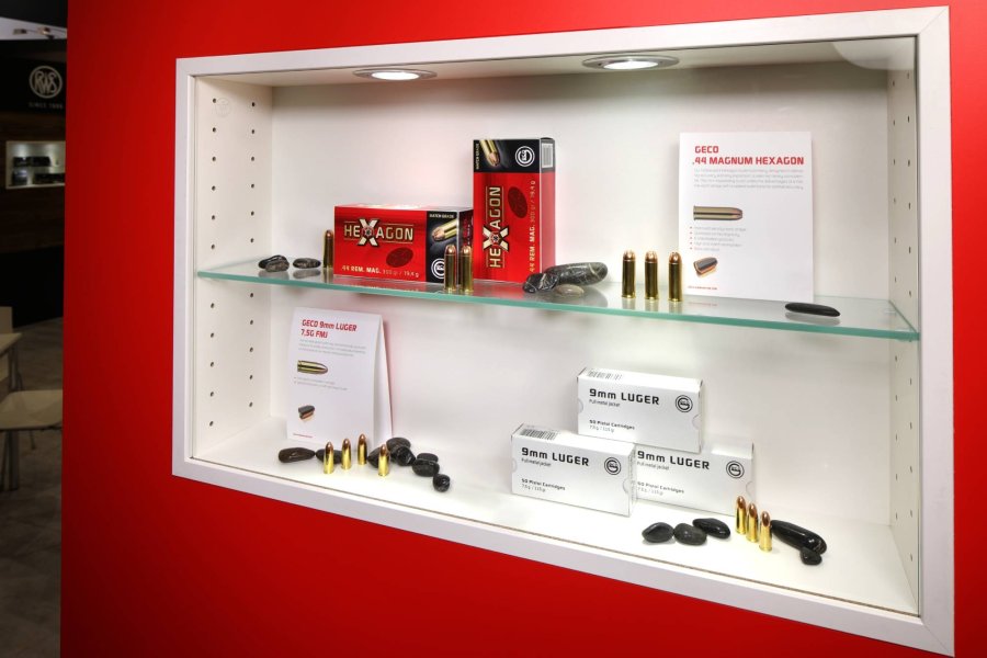 GECO HEXAGON in .44 Rem. Mag. GECO HEXAGON in .44 Rem. Mag. at IWA 2019