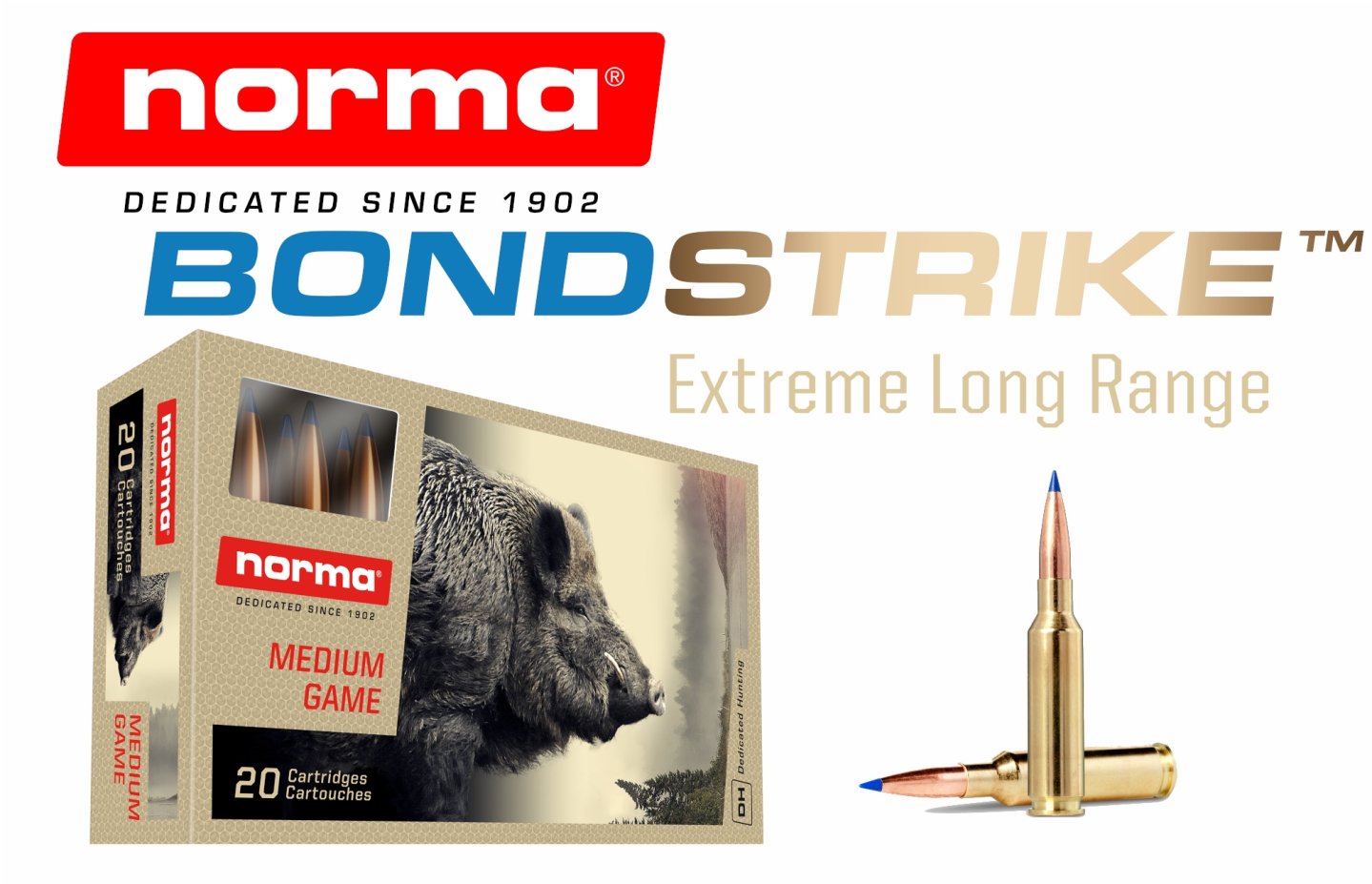 Norma Bondstrike now also in the popular 6.5 mm calibers NORMA BONDSTRIKE in 6,5mm.