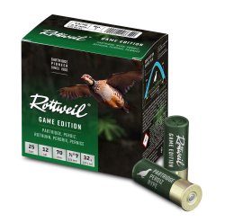 Rottweil's Game Edition new 20-ga and 12-ga cartridges, taylor-made loads 12/70-ga Game Edition Partridge cartridges